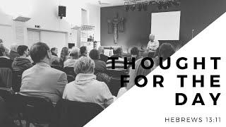 Thought for the day | Hebrews 13:11