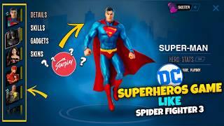 DC SUPERHEROES NEW GAME LIKE SPIDER FIGHTER 3 (Superman, Batman, Flash, Black Adam) | SP-3 NEW 