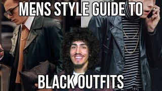 How I Style My Black Outfits | Menswear 2025