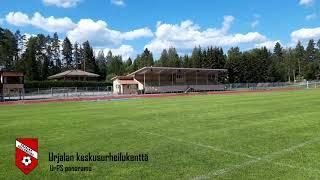 Urjalan keskusurheilukenttä in Urjala Finland | Stadium of UrPS panorama