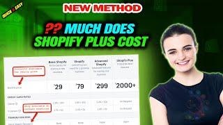 How much does shopify plus cost 2024 (Quick & Easy)