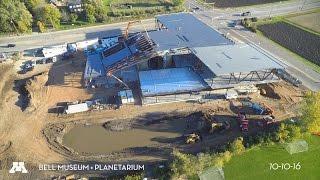 Construction Progress for the New Bell Museum + Planetarium