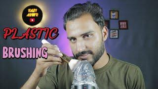 Asmr Plastic Brushing On My Mic Blue Yeti