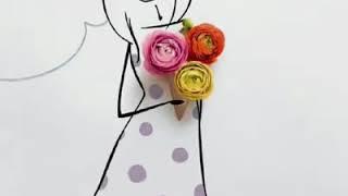 Рисунки с цветами / drawings with flowers