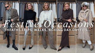 WHAT TO WEAR OVER CHRISTMAS WEEK | Winter Walks, Christmas Markets, Family Gatherings, Party