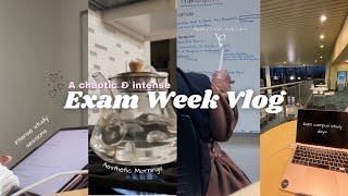 STEM Exam Week Vlog ᯓ stress, caffeine,  study & vibes ️️