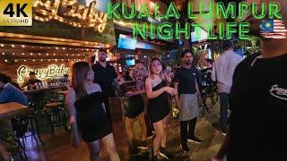 [4K] Amazing Bukit Bintang Nightlife | Kuala Lumpur Malaysia  | Pretty Freelancers