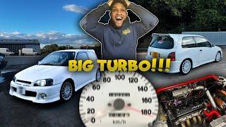 307BHP BIG TURBO TOYOTA STARLET GLANZA *HOT HATCH KILLER*