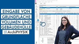 Gebäude, Grundfläche, Volumen und Gebäudehülle erklärt | ArchiPHYSIK Einsicht