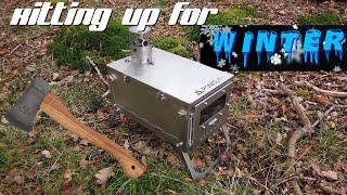 Pomoly T1 Mini Titanium Stove Review / Hultafors Winter Camping Gear