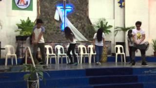 YOUNG PEOPLE PRESENTATION ON EASTER SUNDAY SERVICE @ ASSEMBLY OF GOD