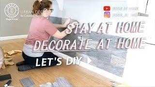 #DECORATE AT HOME【Urban Décor】Flexible Wood Panels with Adhesive Backing