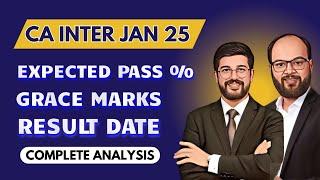 CA Inter Jan 25 Expected Pass % | CA Inter Jan 25 Result Date | CA Inter Grace Marks | ICAI Result