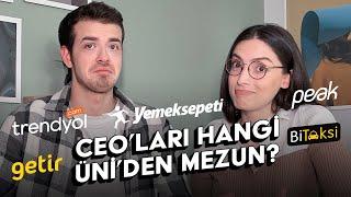 EN İYİ ŞİRKETLERİN CEO'LARI HANGİ ÜNİVERSİTELERDEN MEZUN?