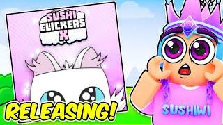 I RELEASED My New Roblox Clicker Game! (Sushi Clickers X)