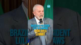 Brazilian President Lula Withdraws From BRICS Summit After Head Injury