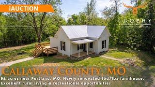 Renovated Farmhouse on 9± Acres in Callaway County, MO - Real Estate iAuction - TrophyPA.com