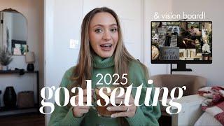 SETTING 2025 GOALS | Career & wellness goals, reflecting on 2024, vision board, word of the year