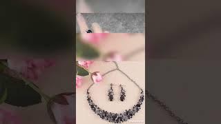 Beautiful stylish necklace set #partywear necklace designs jewellery collection#fashionable #shorts