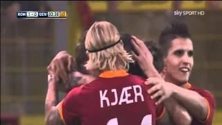 Gol di Pablo Osvaldo in Roma - Genoa 1 - 0 - Serie A 2011-2012 - 28° Giornata - 19/03/2012 - Sky HD