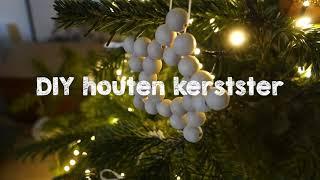 DIY Houten kerstster | Easy Christmas Decoration | Budgetstoffen.nl