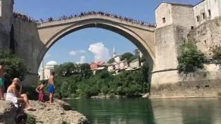 Mostar bridge jump