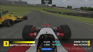 Knife in the teeth! @Brands Hatch iRacing Formula Renault 3.5