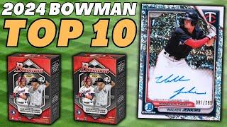 Top 10 Prospect Autographs in 2024 Bowman | Updated 8/4/2024 | Bowman Chrome Baseball Cards