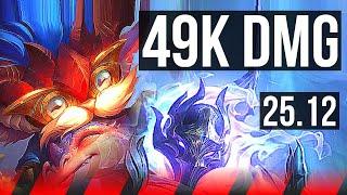 HEIMERDINGER vs SHEN (TOP) | 49k DMG, 500+ games | KR Master | 25.12