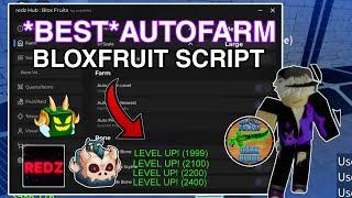 Blox Fruits Script Pastebin AutoFarm Fast Level Rain Fruit Hack | REDz HUB For Mobile And PC