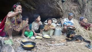 Traditional primitive life in village || Nepali village