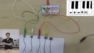 Makey Makey Project - Hand Drawn Piano, Nice!