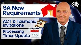 Australian Immigration News 18th August. New South Australia Sponsorship Requirements 190/491 visa +