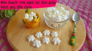 Bánh quy sữa chua giòn tan trong miệng - Món snack dễ làm cho các bé... và cả người lớn