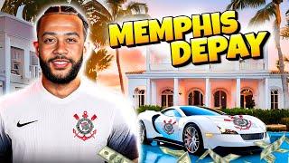 Assim é a Vida Luxuosa de Memphis Depay, Novo Craque do Corinthians (Mansões, Carros, Fortuna..)