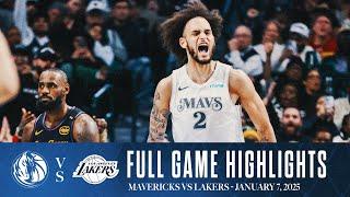 Dallas Mavericks Highlights vs. Los Angeles Lakers | January 7, 2025