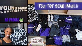 D1 ATHLETE GEAR HAUL || TCU Track & Field