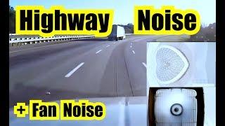 10 HOURS of HIGHWAY DRIVING ENGINE SOUND EFFECT + FAN NOISE = CAR RIDE HIGHWAY NOISE