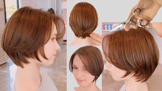 Corte Semi-CORTO en Capas para mujer de Toda edad! Estilo y Elegancia| HairCut