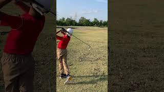 A shot#PW# 80 yards to green #udayveer #golf #forest