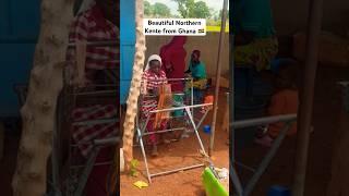 The making of the beautiful Northern Kente. #travel #oforiwaaduodu #vlog #northernghana #visitghana