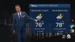 WPTV First Alert Weather Forecast for Evening of Friday, Sept. 13, 2024