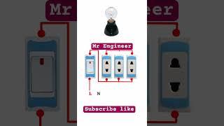 Series testing board wiring connection diagram #shortsvideo #electrical #mrengineer