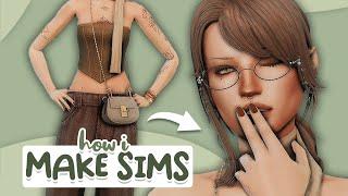 How I Create Sims (w/ CC Must Haves) | Sims 4 Create a Sim