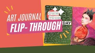 Art Journal Flip-Through. Inspiration & Ideas for Art Journal Pages.