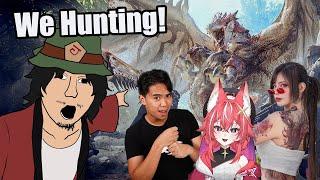 Monster Hunter: World CO-OP with these guys! (It's On SALE)