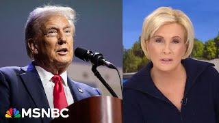 'That just made no sense': Mika reacts to Trump's bizarre speech in Detroit