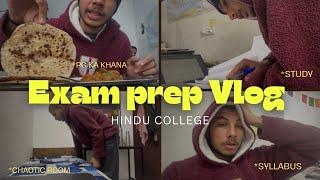 How I prepare for my *COLLEGE EXAMS* | Hindu college | Delhi university