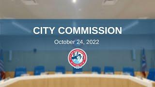 City of Sandusky City Commission Meeting 10 24 2022