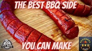 Pit boss smoke sausage - how to smoke sausage on pellet grill - pit boss pro series 1150